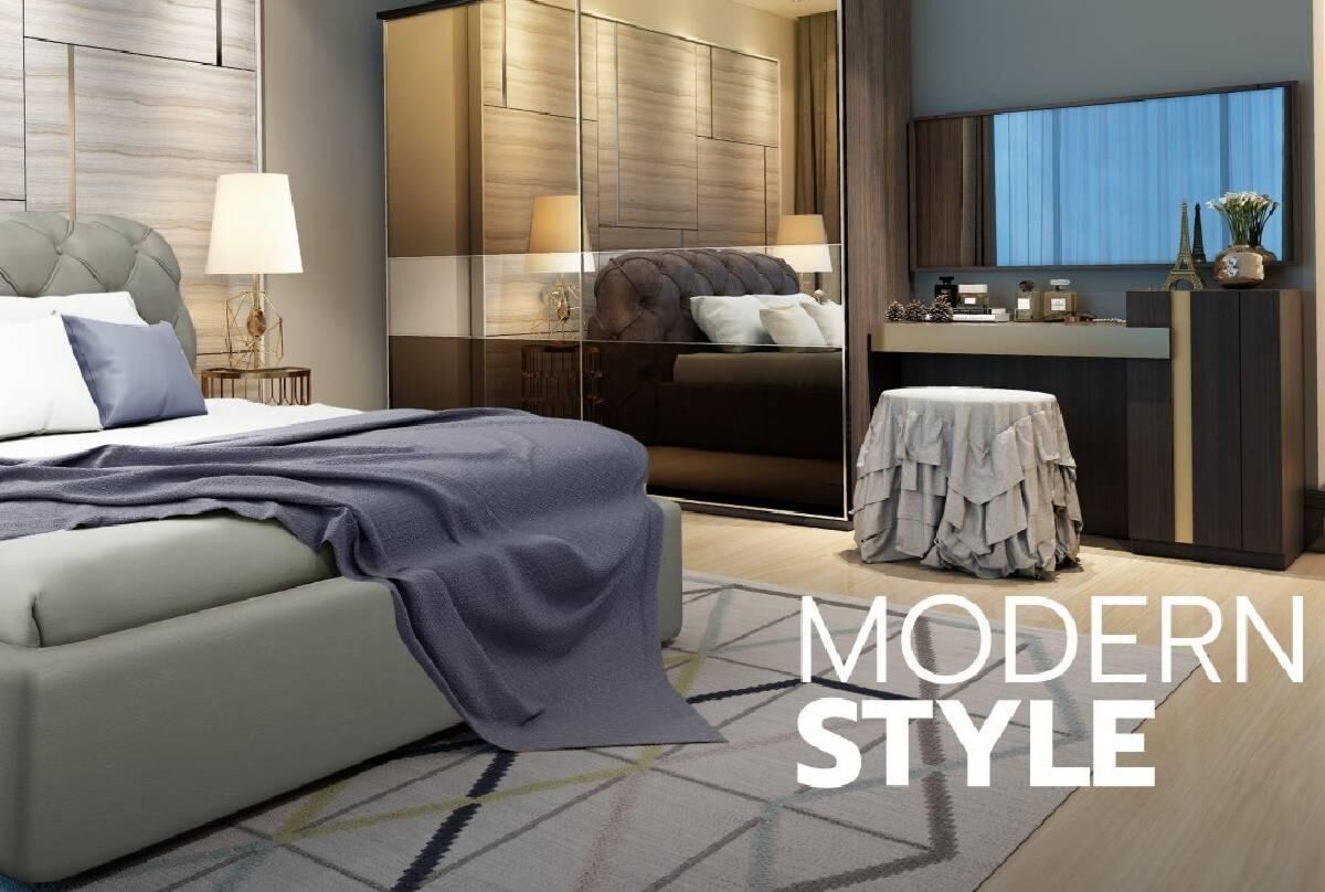 modern style bedroom