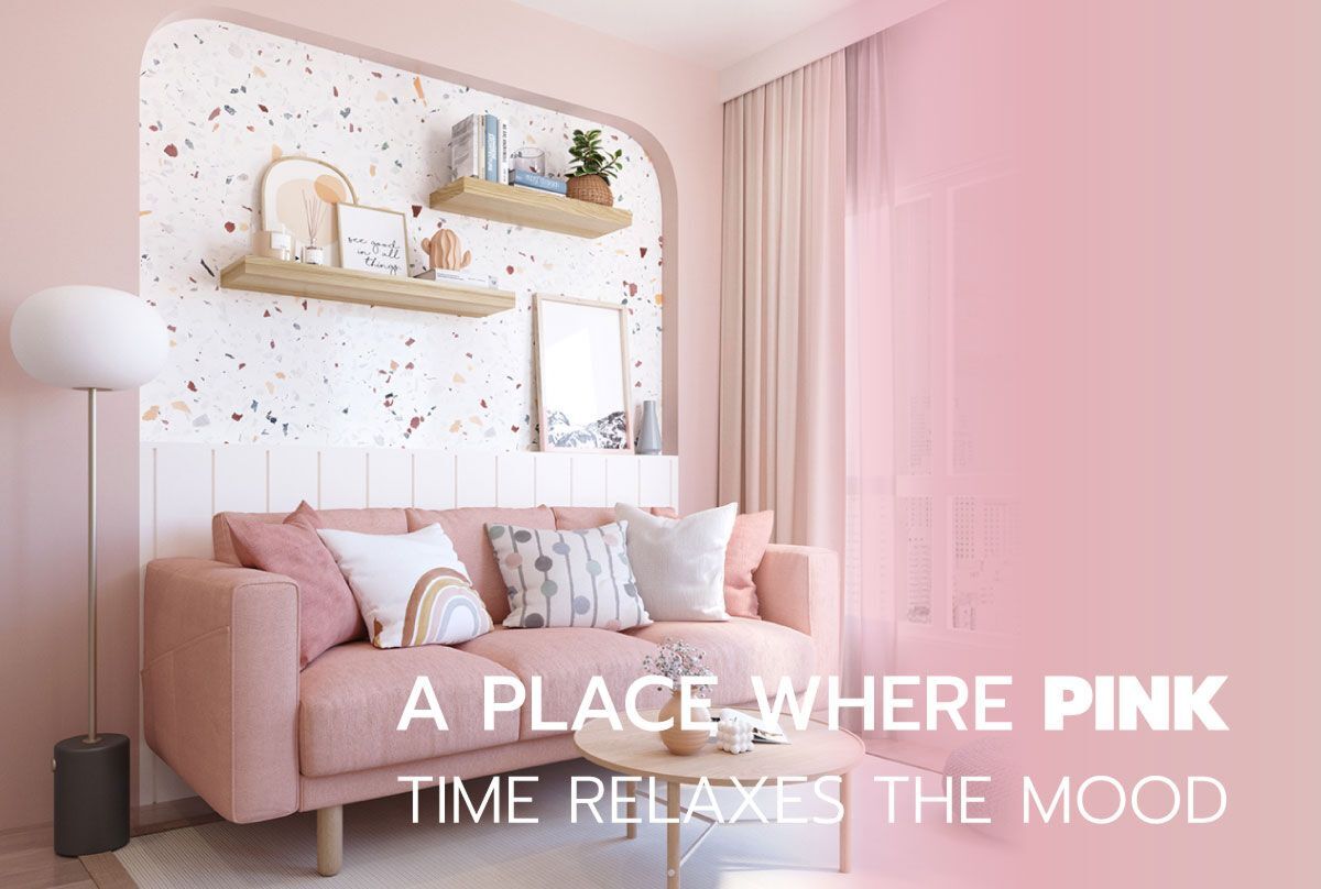 A PLACE WHERE PINK TIME RELAXES THE MOOD