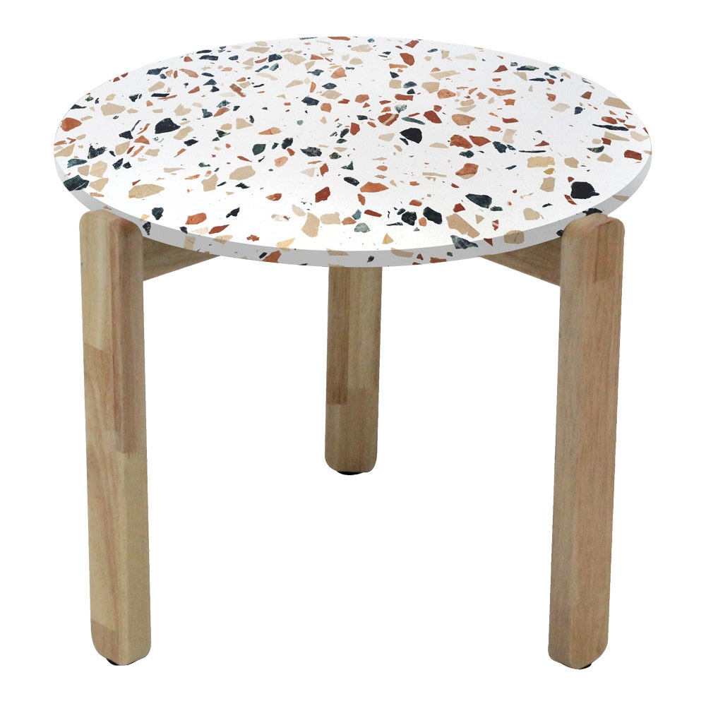 โต๊ะกลาง รุ่น GEMELLI-50 หิน TERRAZZO สี ETTORE SOTTSASS01