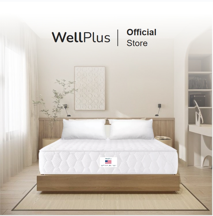 Wellplus ที่นอนสปริงนุ่มเด้ง รุ่น Willow ความหนา 10 นิ้ว ขนาด 6ฟุต