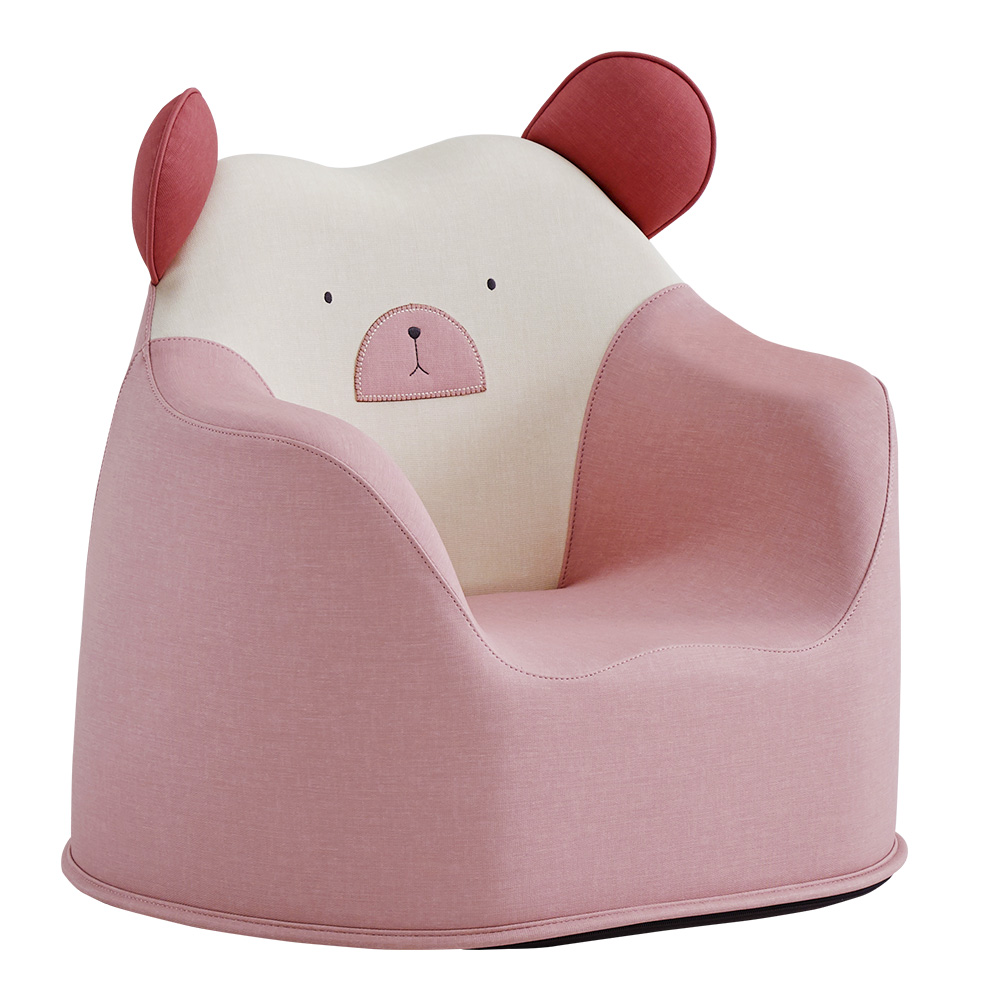 Lieto Baby Sofa รุ่น Coji โซฟาเด็ก 1 ที่นั่งลายหมีชมพู S513 รหัส LIETOP000473 11