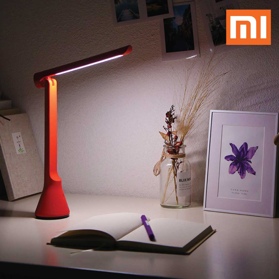 โคมไฟตั้งโต๊ะ Xiaomi Yeelight Z1 YLTD112CN/FLK แดง สีแดง1