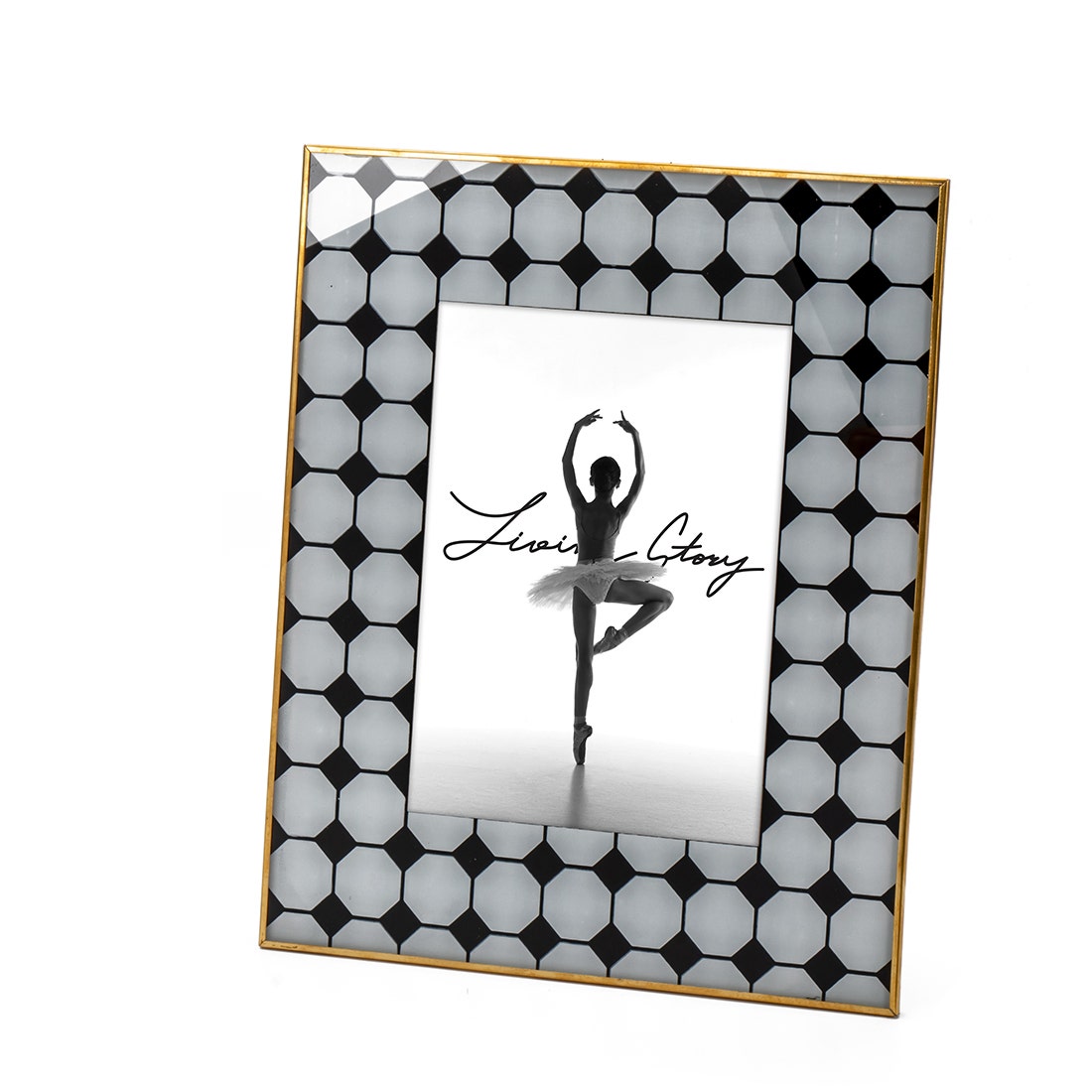 LS PHOTOFRAME#GM10422C25/BLACK/WHITE/CN01