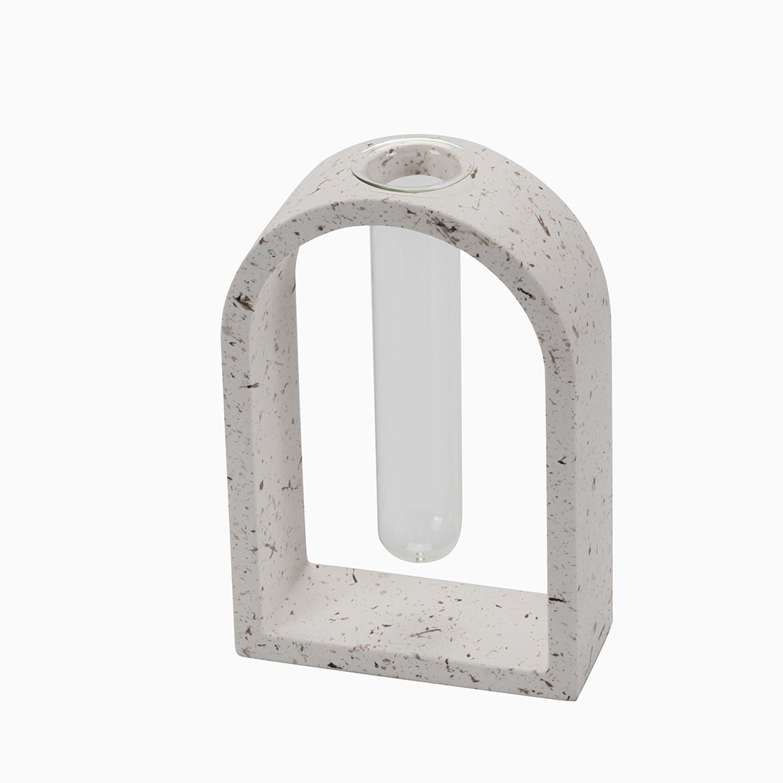 LS VASE#GM138-1042/CEMENT/GLASS/CN01