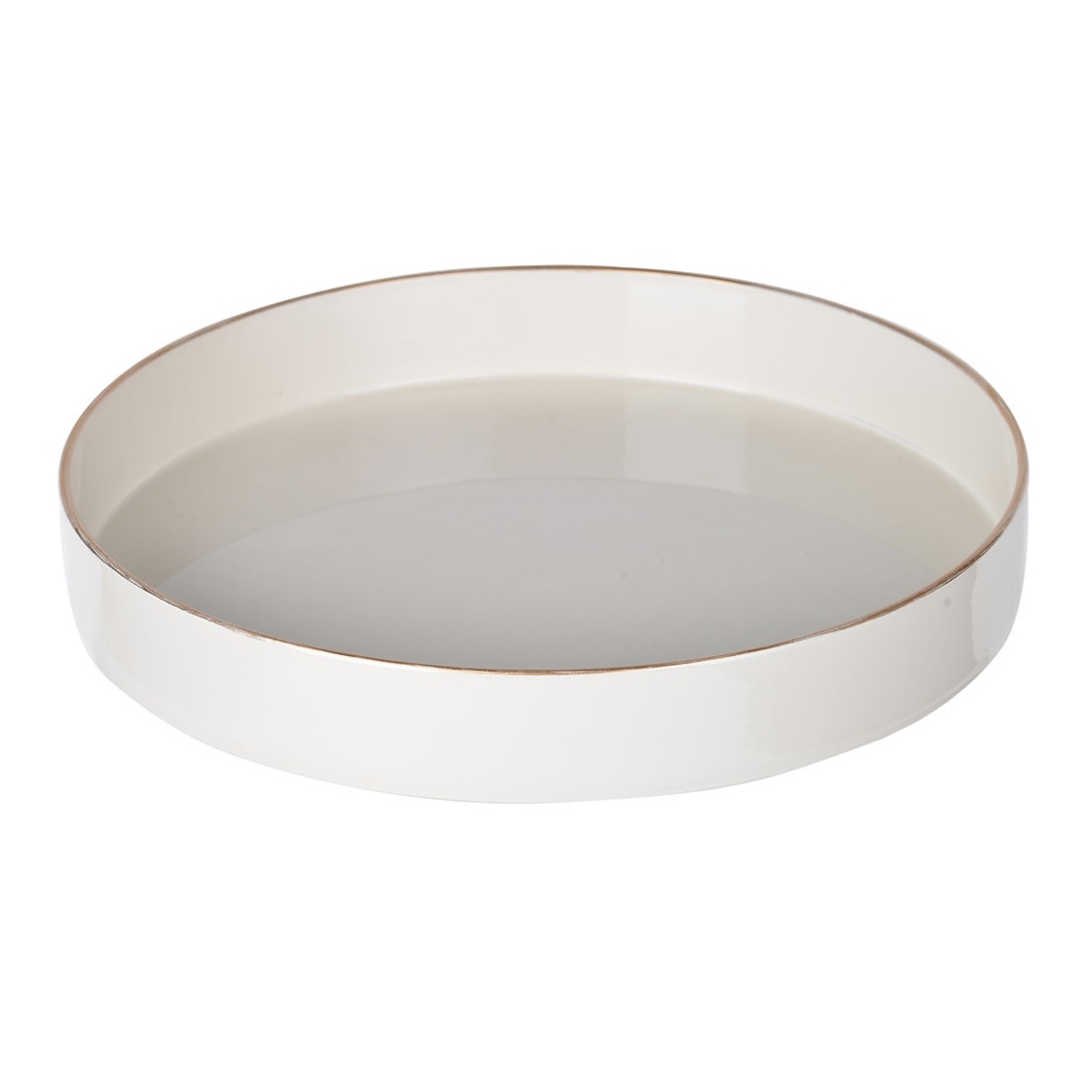 VP TRAY#42537-WHIT/ROUND/WHITE/EG สีขาว01