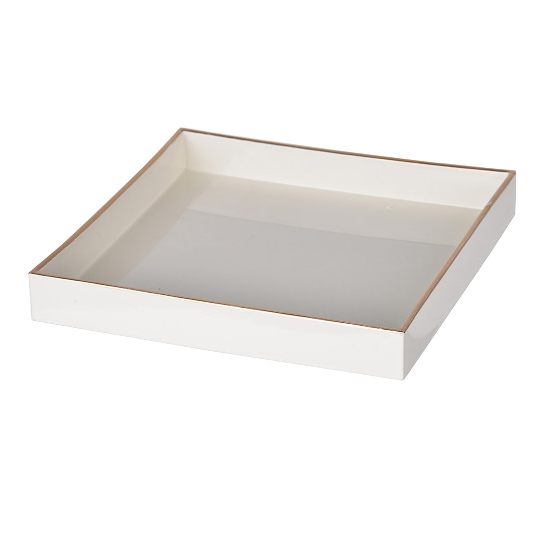 VP TRAY#42539-WHIT/SQUARE/WHITE/EG สีขาว01