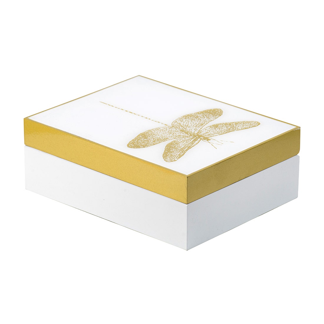 VP BOX#46954/DRAGONFLY/WHITE/GOLD/EG สีหลาก01