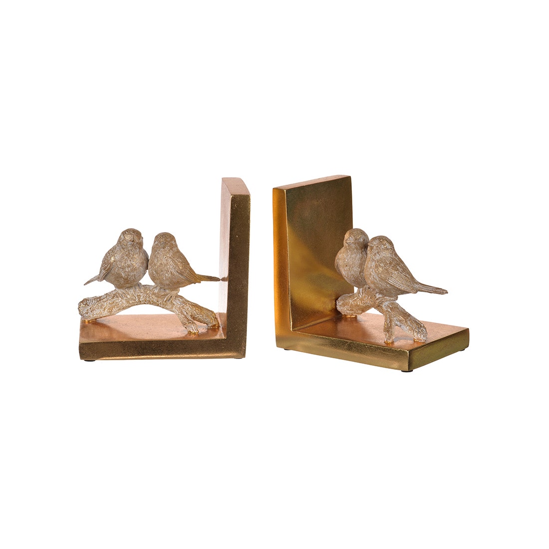 VP BOOKEND#76277/POLYRESIN/GOLD/S2/EG สีทอง01