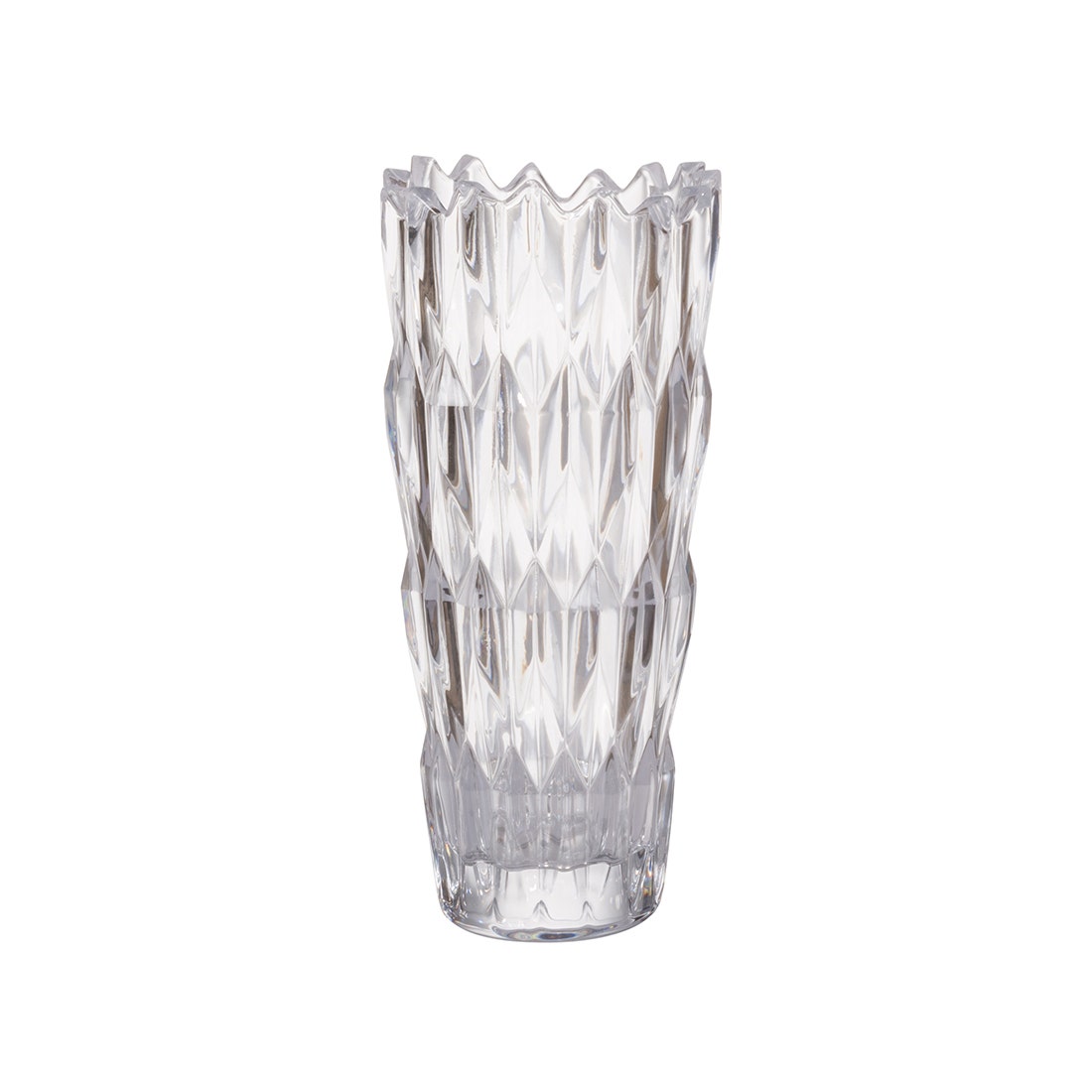 VP VASE#76659/GLASS/TALL/EG*** สีใส01