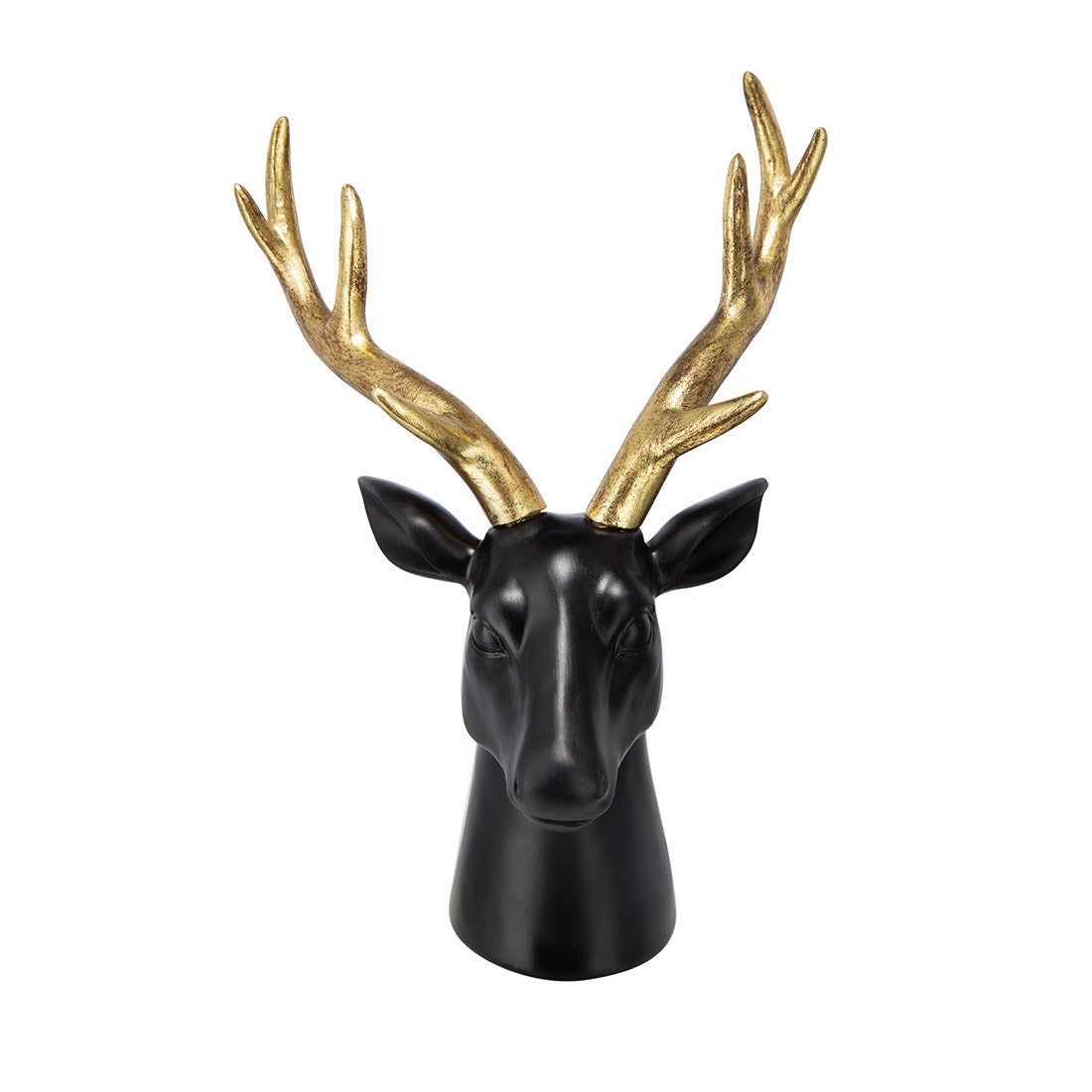 VP DECOR#SA12836/POLYRESIN/BLACK DEER/EG สีดำ01