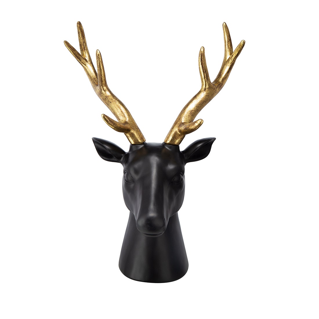 VP DECOR#SA12838/POLYRESIN/BLACK DEER/EG สีดำ01