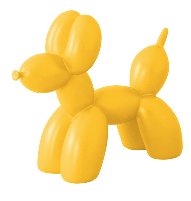 ของตกแต่ง รุ่น BALLON DOG สีเหลือง01