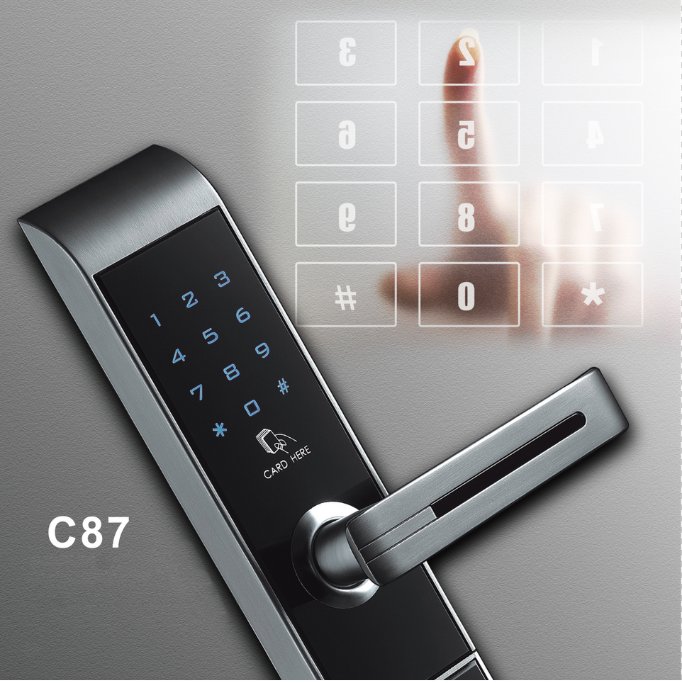 กลอนประตูดิจิตอล Digital Door Lock รุ่น Molilock 89c87-05