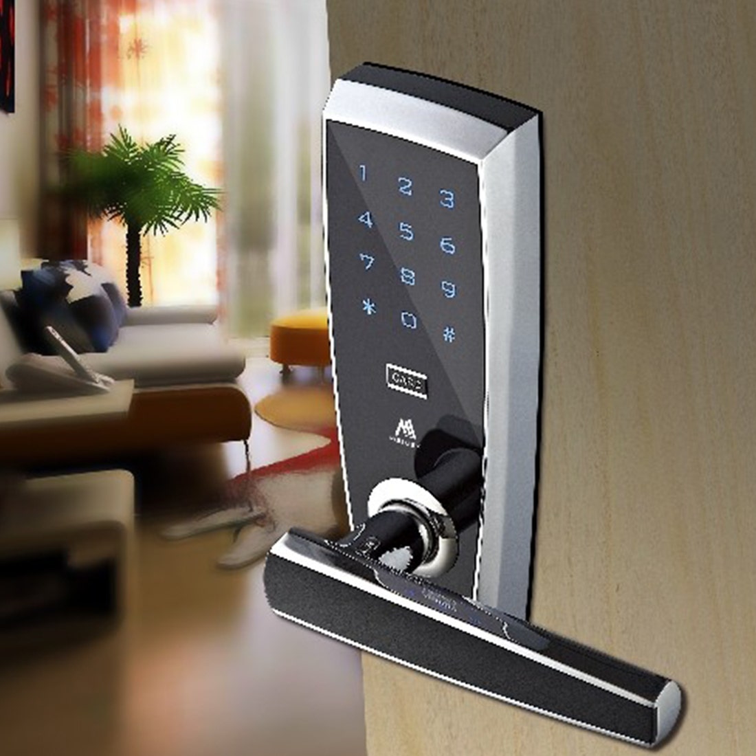 กลอนประตูดิจิตอล Digital Door Lock รุ่น Molilock 116E98-02