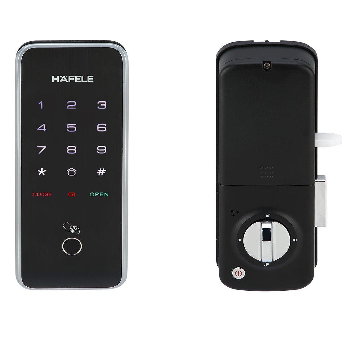 กลอนประตูดิจิตอล Hafele รุ่น ER5100/Black (499.56.235)