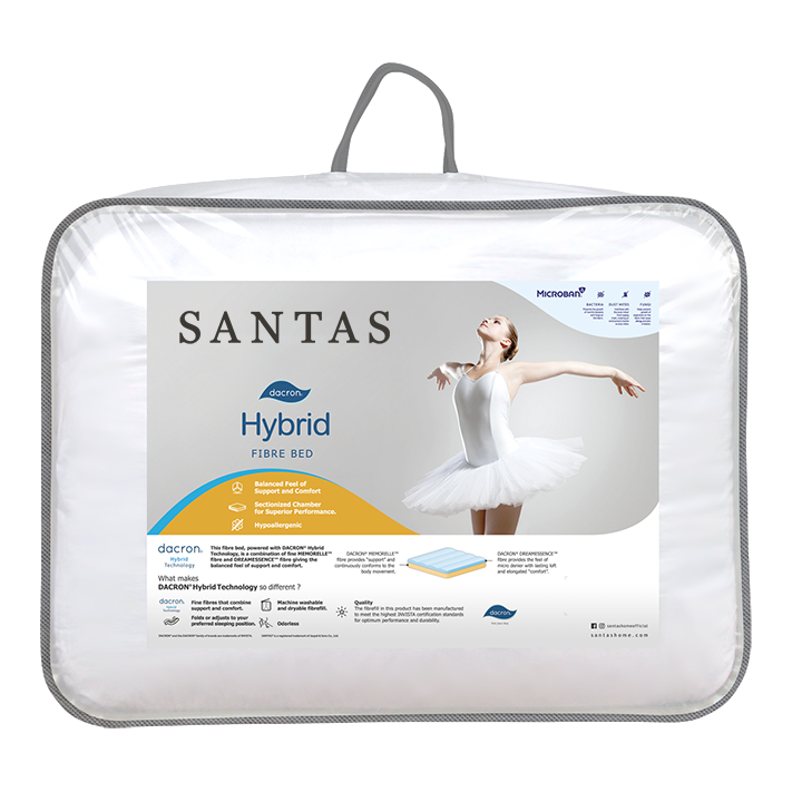 Santas ที่รองที่นอน รุ่น  Dacron® Hybrid ขนาด 3.5 ฟุต 02