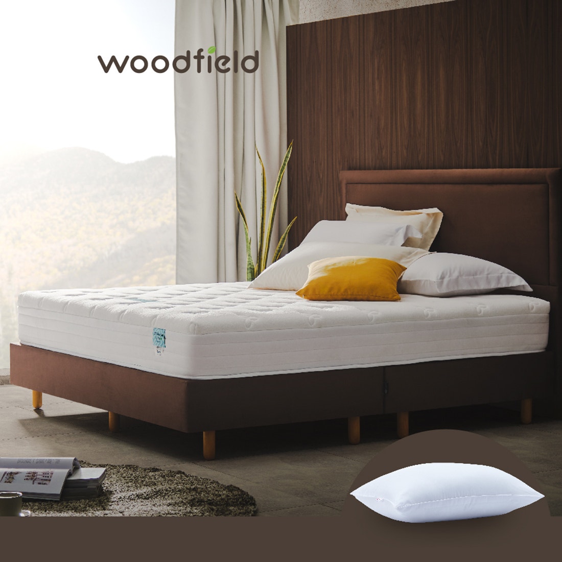 ที่นอน Woodfield รุ่น W-NATURE III ขนาด 3.5 ฟุต แถมฟรี หมอนหนุน 1ใบ