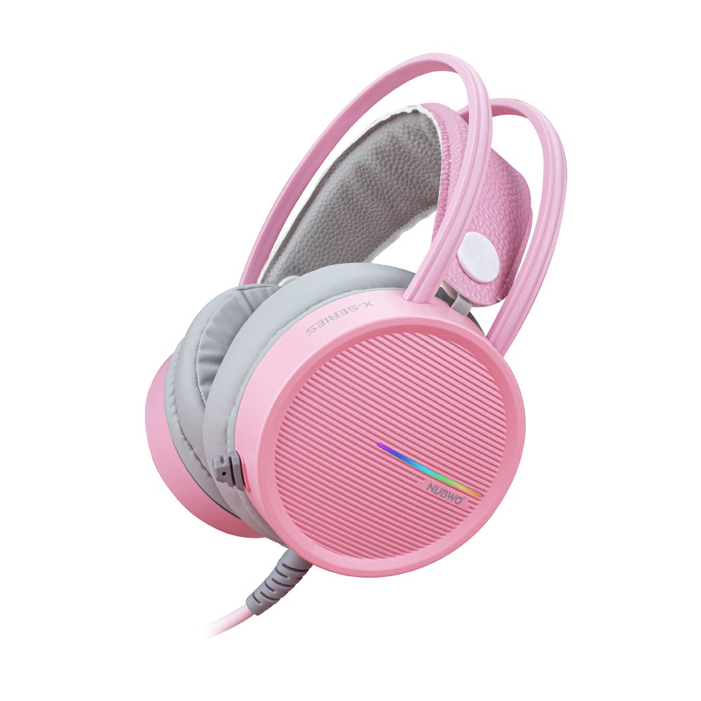 NUBWO X  หูฟัง  GAMING HEADSET X98 PINK 05