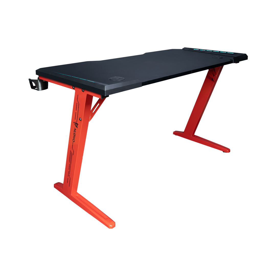 NUBWO โต๊ะเกมมิ่ง Table E-Sport Durable 'Gaming Desk' Nubwo ND-601 RED-10