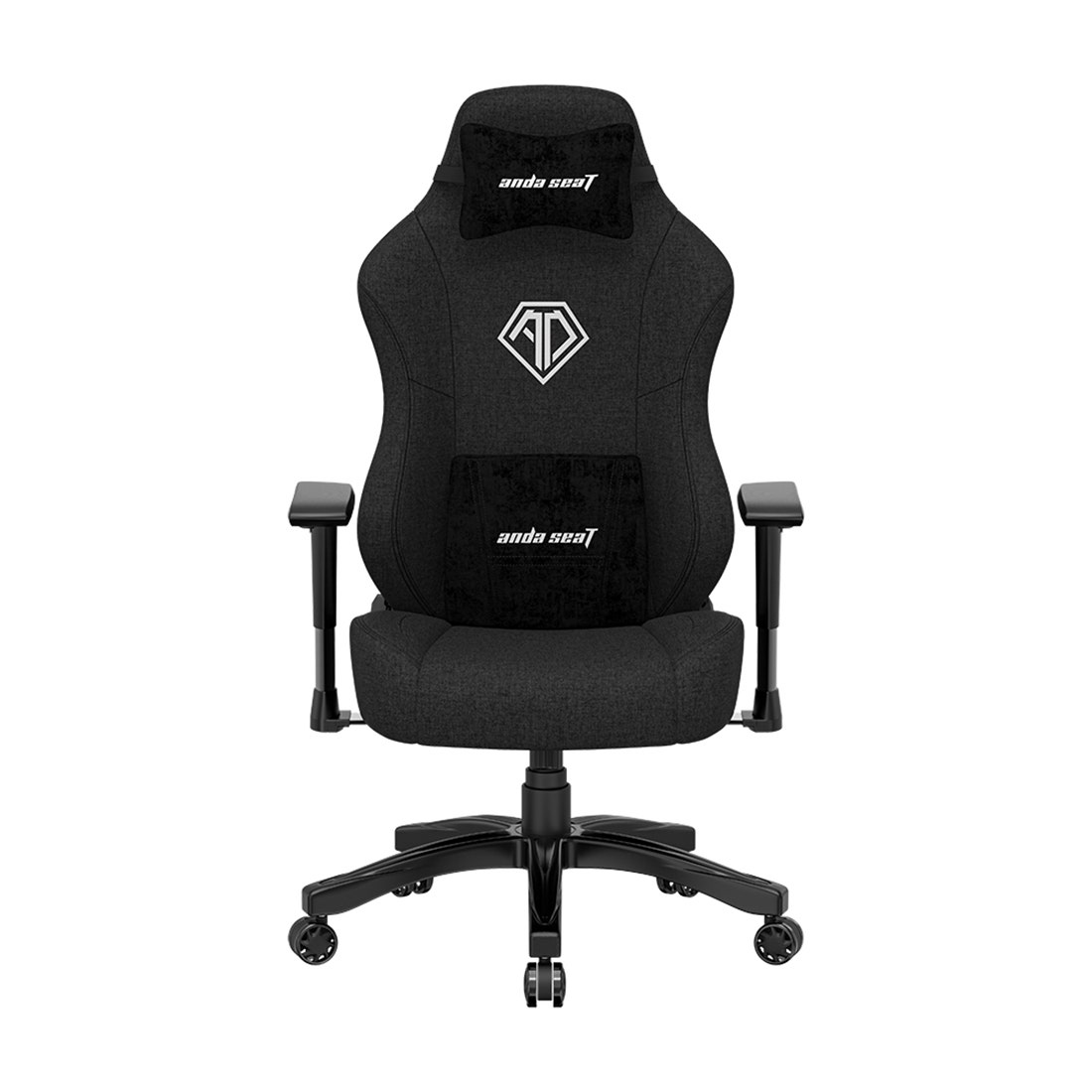 เก้าอี้เล่นเกมAnda Seat Phantom 3 Premium Gaming Chair Elegant Black Fabric รุ่น แฟนท่อม 3 วัสดุผ้า สีดำ-4