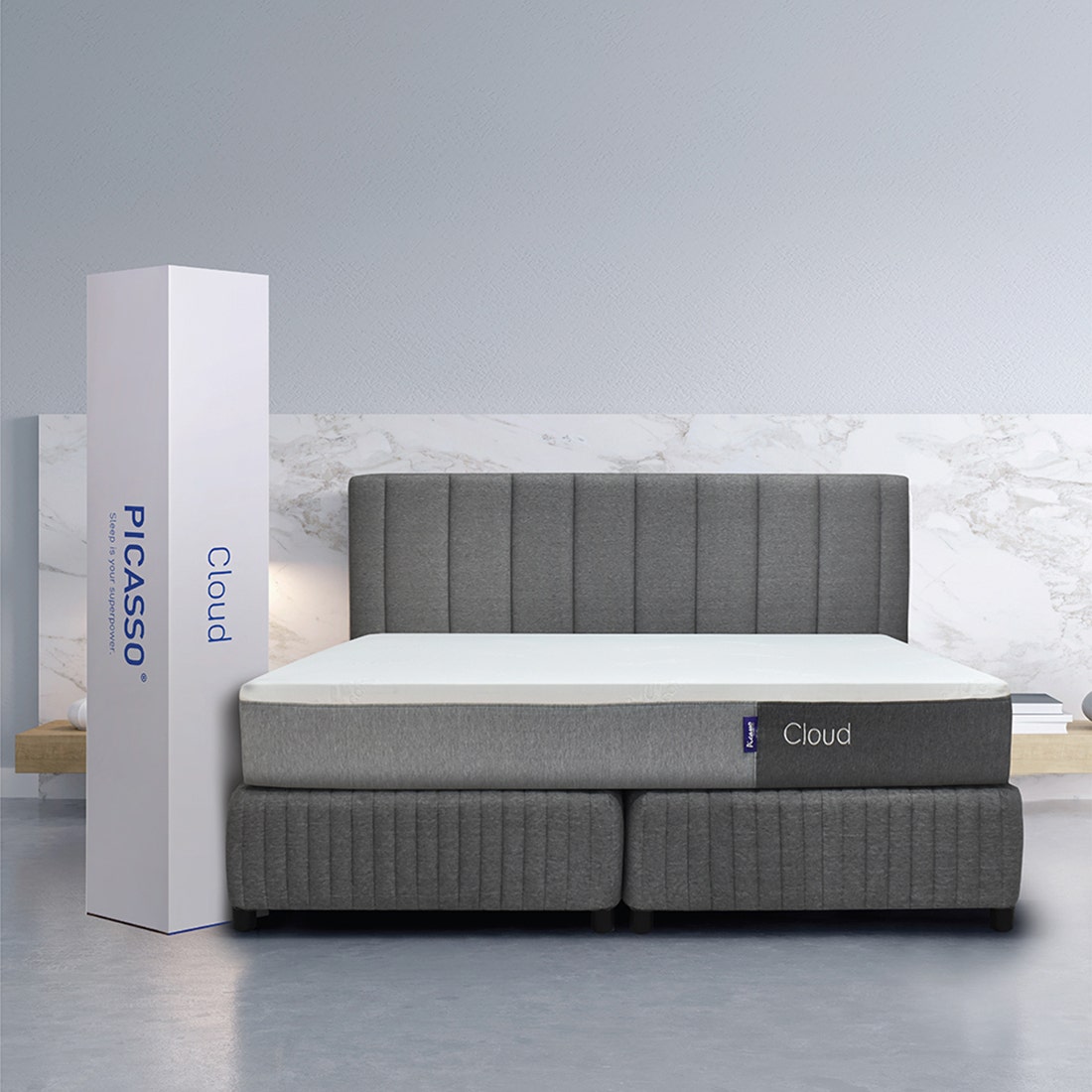 Picasso Comfort ที่นอนรุ่น Cloud ขนาด 6 ฟุต พร้อมชุดเครื่องนอน 11 ชิ้น-1