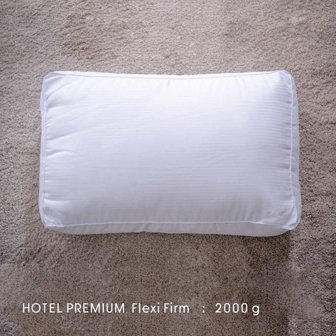 Lucky หมอนขนห่านเทียม รุ่น Hotel Premium หมอนโรงแรมความนุ่มระดับห้าดาว Flexi Firm  ขนาด 2000 g.