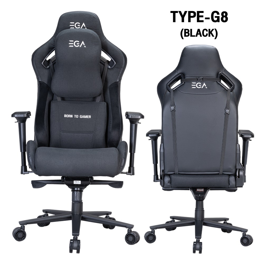 EGA เก้าอี้เล่นเกม GAMING CHAIR TYPE-G8 Black-1