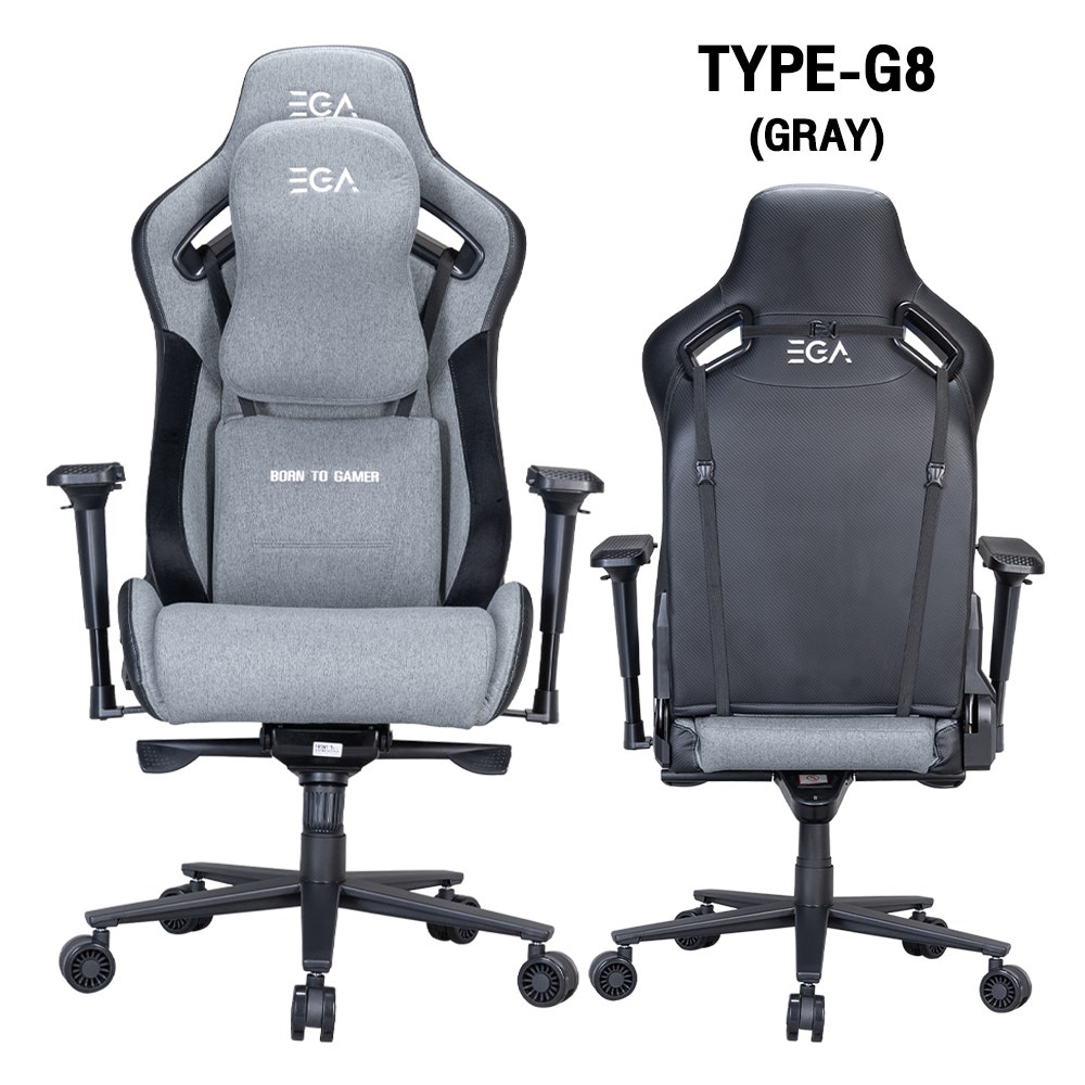 EGA เก้าอี้เล่นเกม GAMING CHAIR TYPE-G8 GRAY-1