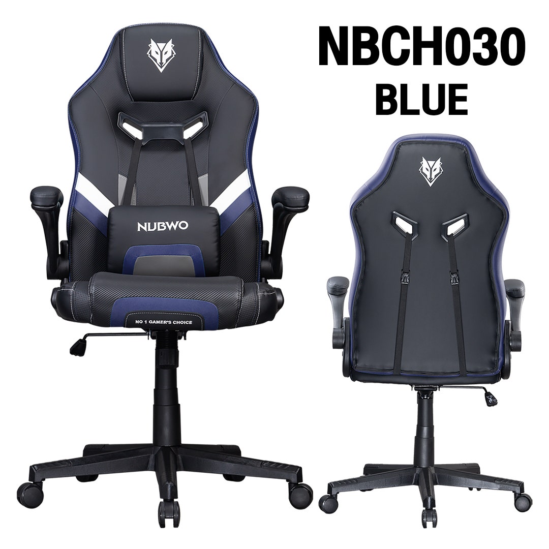 Nubwo เก้าอี้เกมมิ่ง Gaming Chair NBCH030 BLUE-1