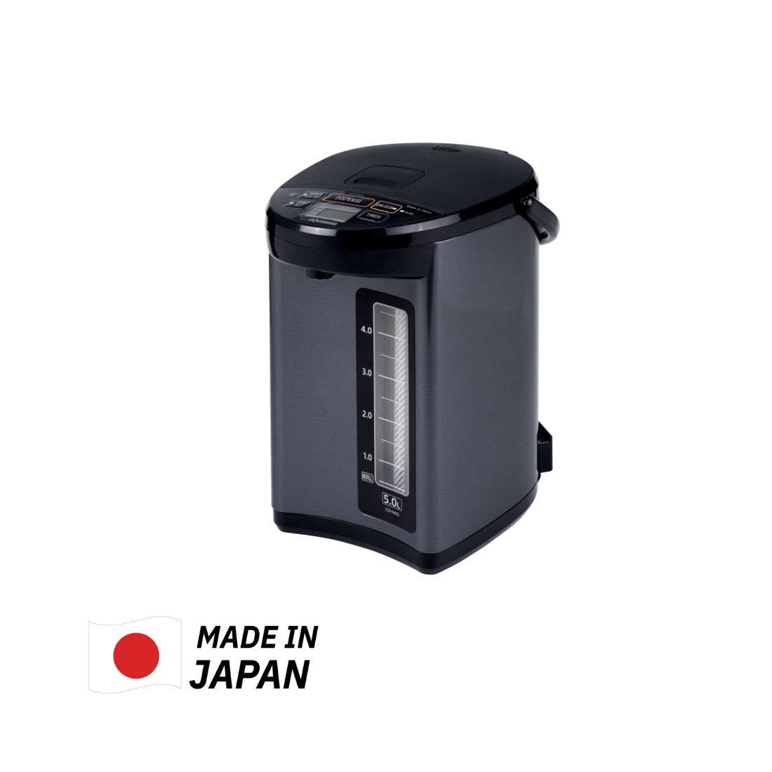 Zojirushi กระติกน้ำร้อนไฟฟ้าไมโครคอมพิวเตอร์ Made in Japan 5 ลิตร รุ่น CD-NAQ50T (BM) สีดำ