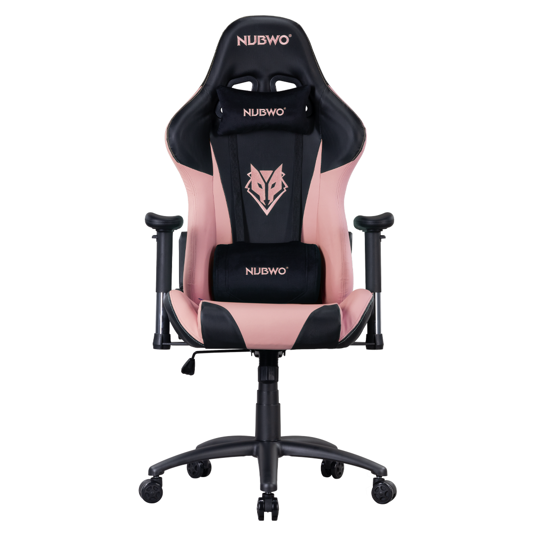 Nubwo เก้าอี้เล่นเกม Gaming Chair รุ่น Nbch007 Phenom Black/Pink-1