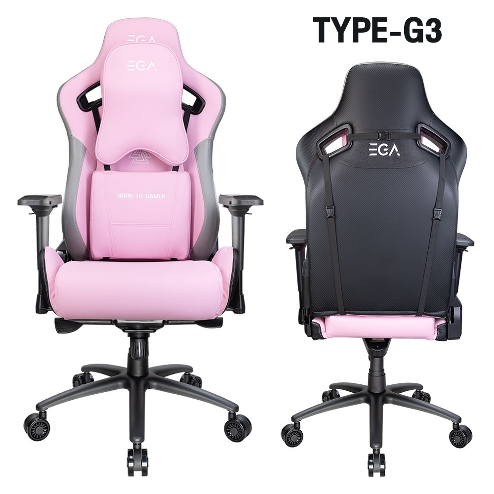 EGA เก้าอี้เล่นเกม GAMING CHAIR TYPE-G3 Pink-1