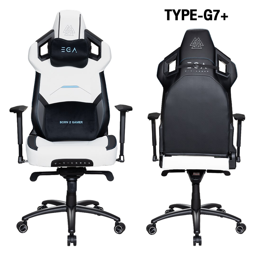 EGA เก้าอี้เล่นเกม GAMING CHAIR TYPE-G7+ White 02