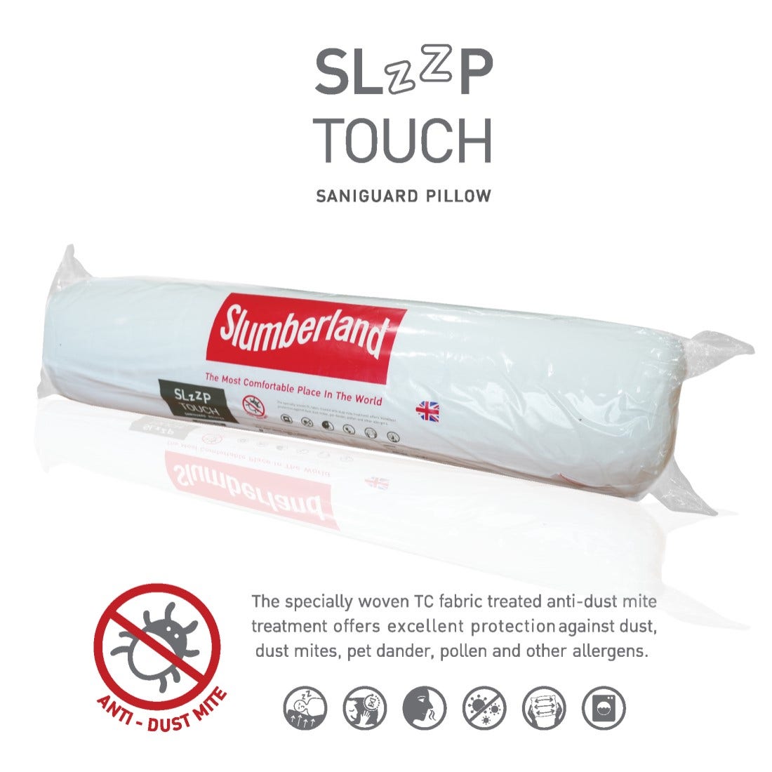 หมอนข้าง Slumberland รุ่น SlzzpSoft Bolster (106BSF)-5