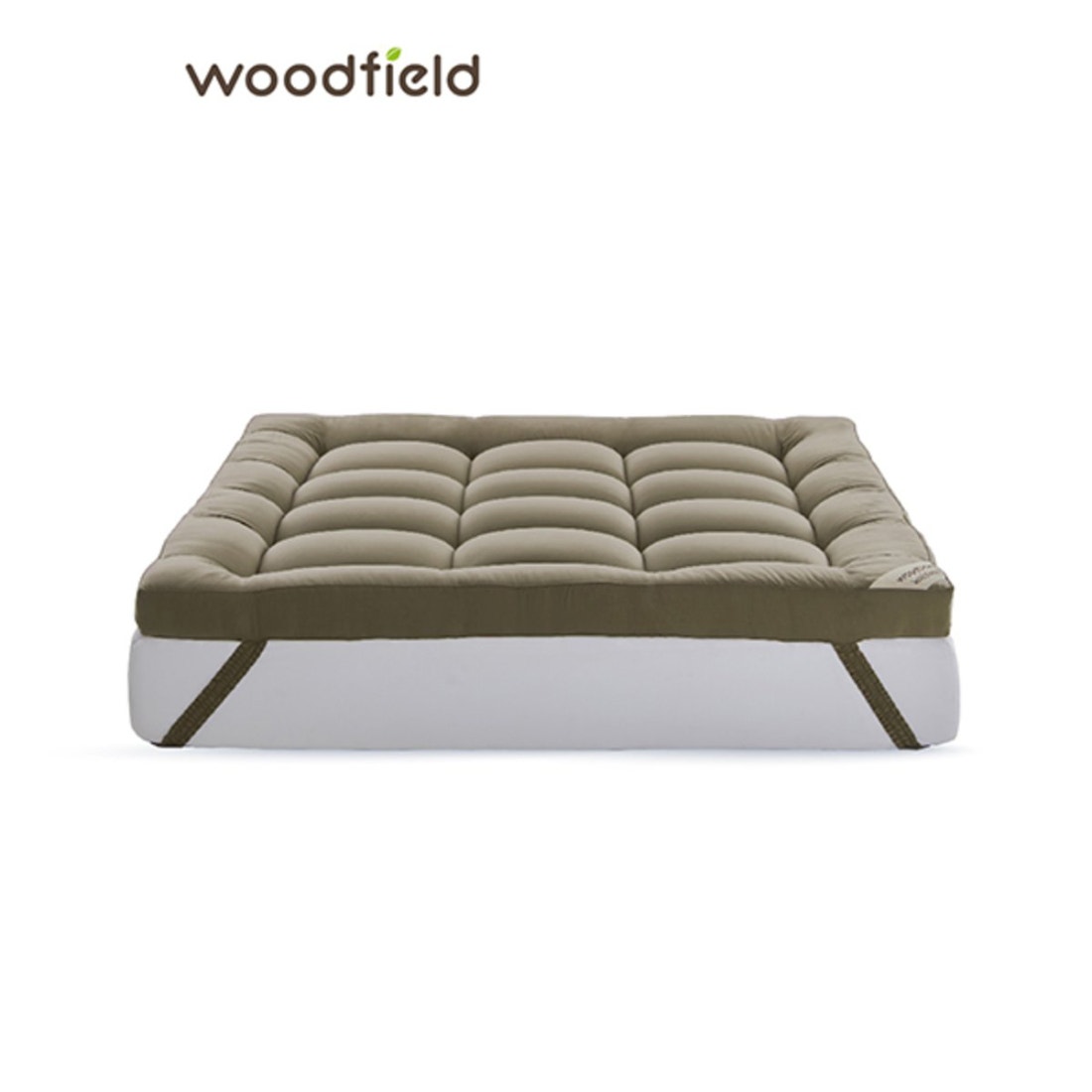 ท็อปเปอร์ Woodfield รุ่น Warrant - Khaki หนา 3 นิ้ว ขนาด 6 ฟุต