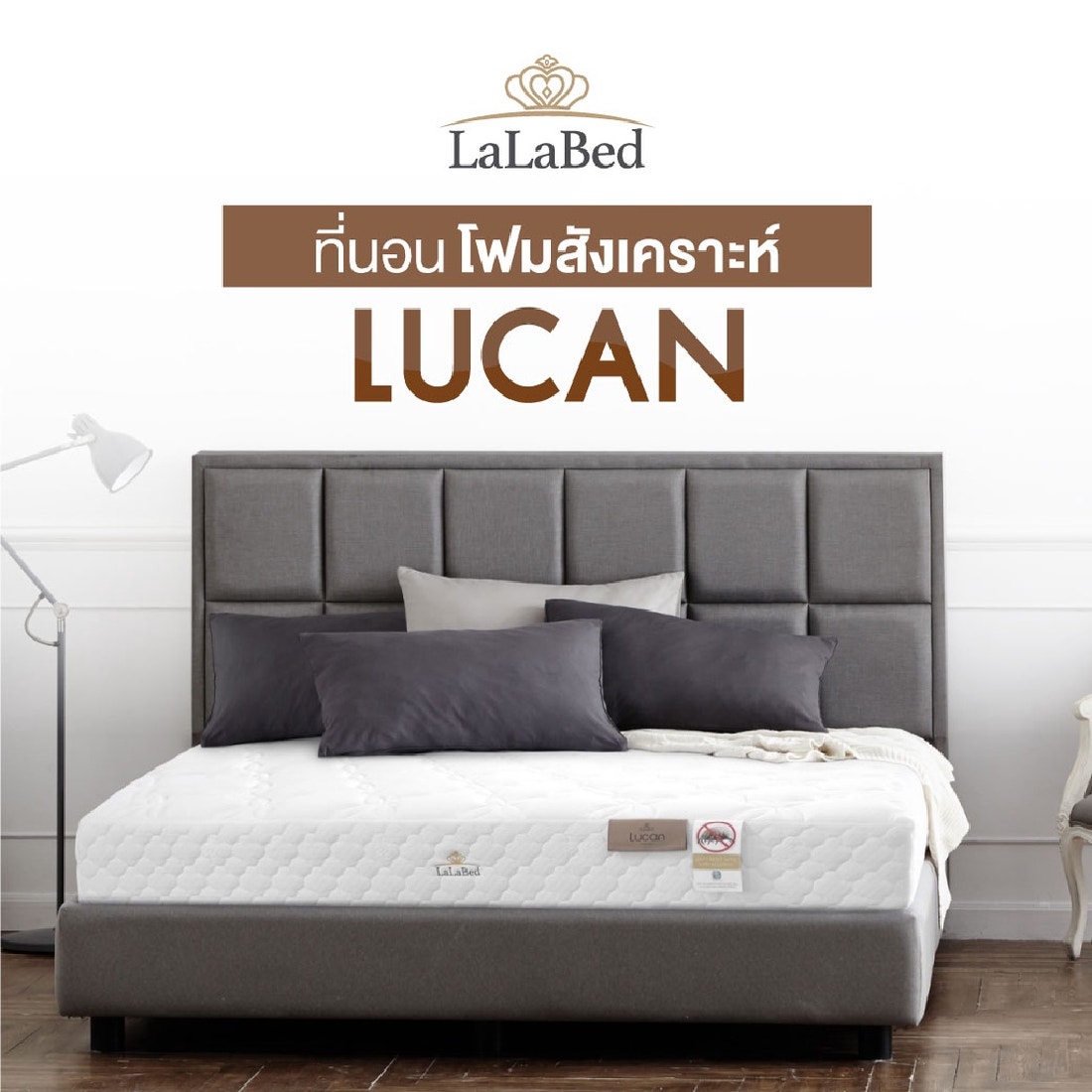 ที่นอน Lalabed รุ่น Lucan ขนาด 5 ฟุต 02