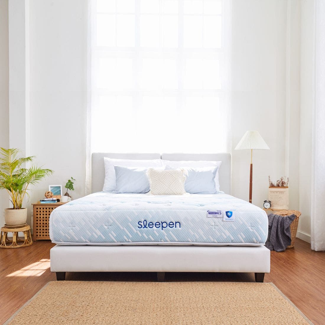 ที่นอน Sleepen รุ่น Pocket X5 ขนาด 5 ฟุต แถมฟรี ชุดเครื่องนอน 12 ชิ้น