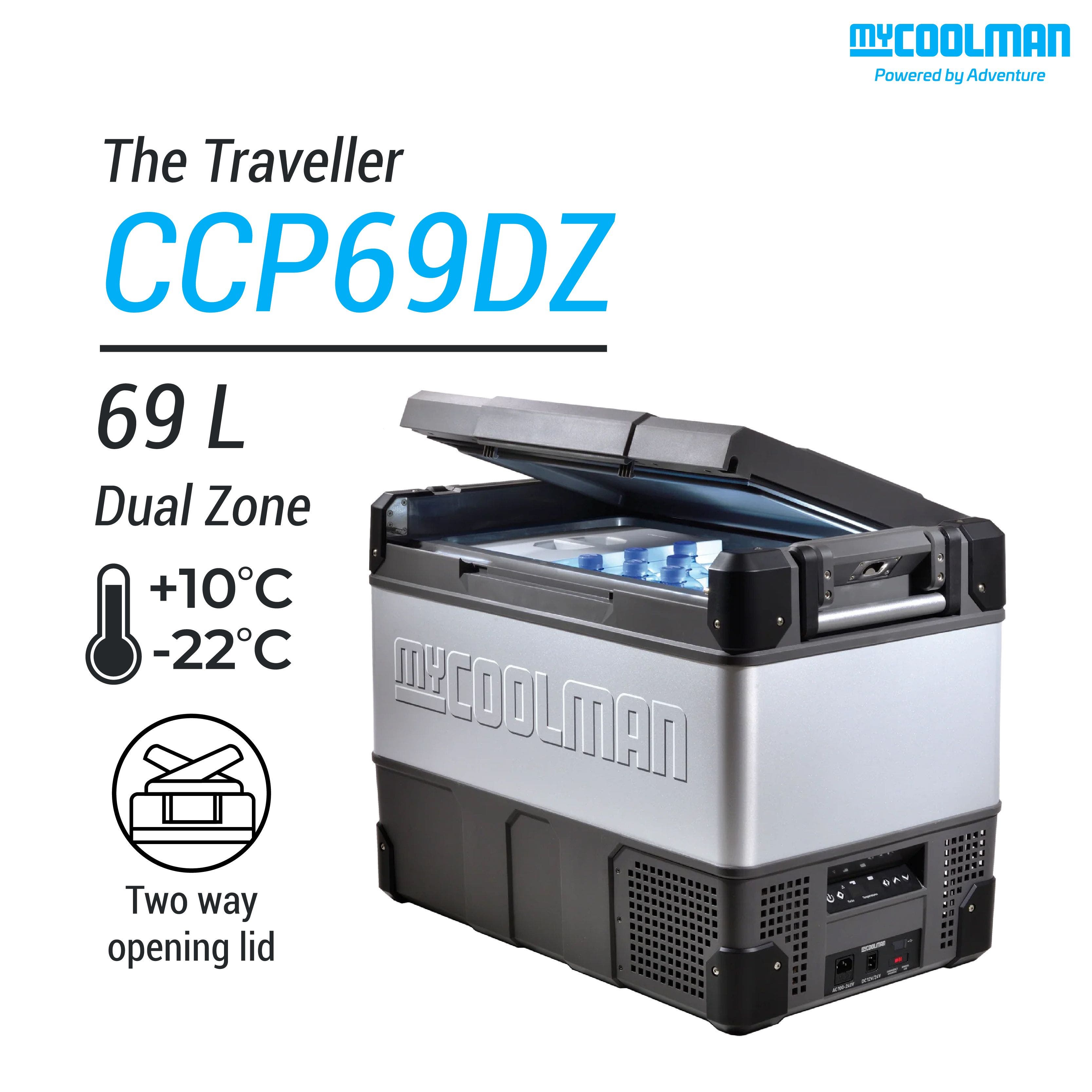 myCOOLMAN CCP69DZ The Traveller, 69 L - Dual Zone