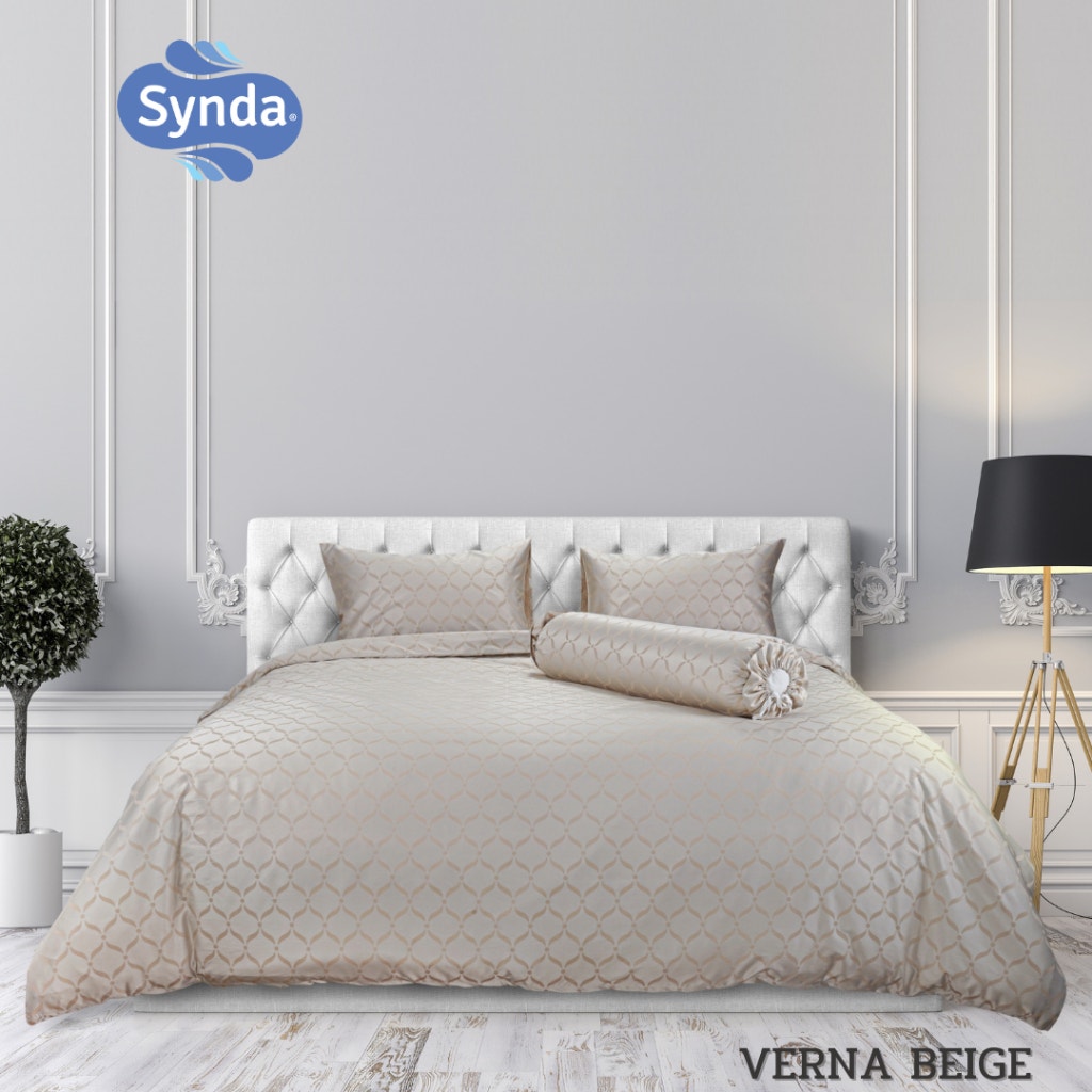 SYNDA ชุดผ้าปูที่นอน 2 ชิ้น 3.5 ฟุต รุ่น VERNA LIGHT BLUE-1