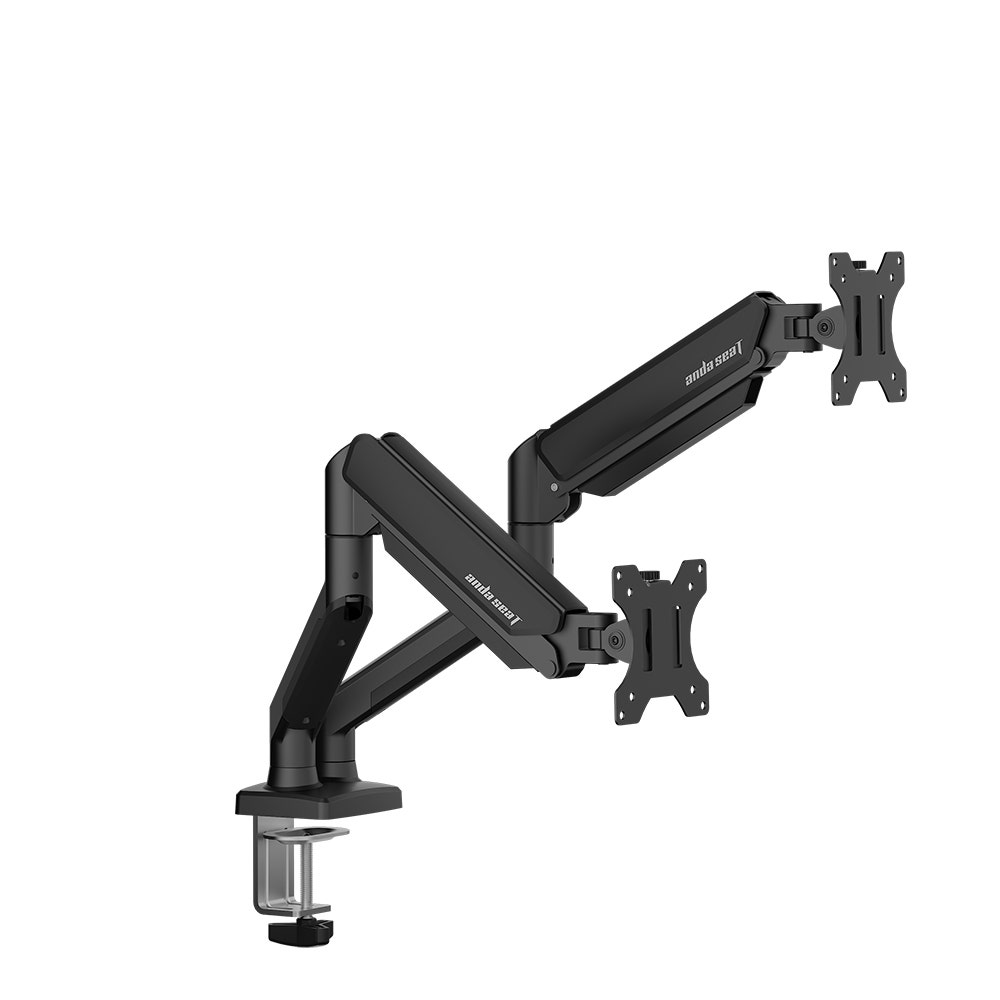 Anda Seat Stealth Duo A6L-2T Ergonomic Dual Monitor Arm Black (AD-W-A6L-2T-B)