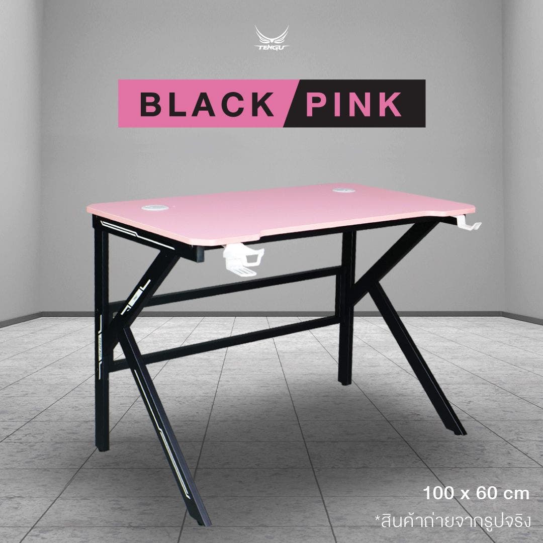 โต๊ะเกมมิ่ง ODA BLACK PINK