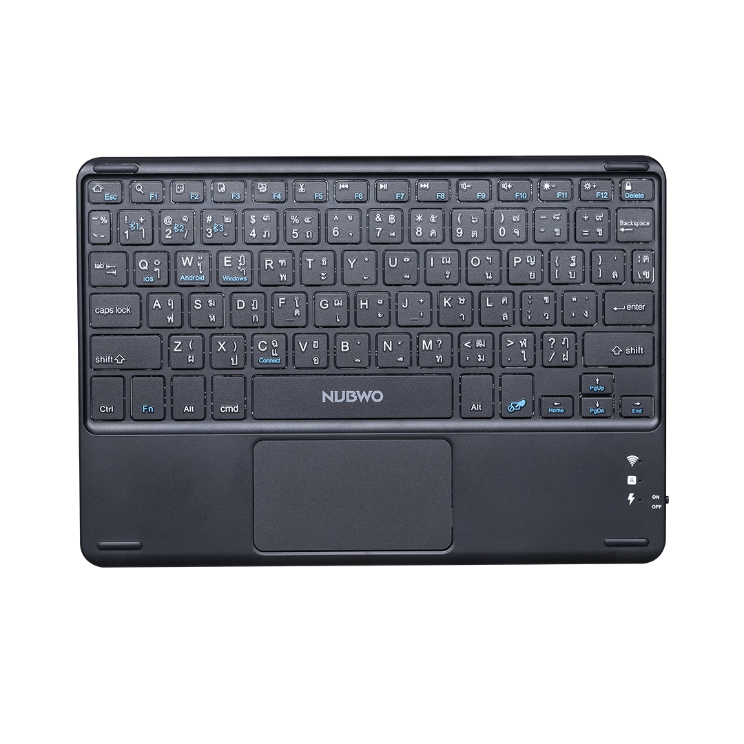 NUBWO Bluetooth Keyboard คีย์บอร์ดไร้สาย รุ่น NKB109 02