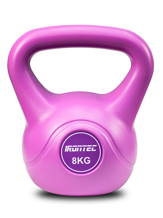 IRONTEC เคตเทิลเบล 8KG สีม่วง (Purple Kettlebell) 07