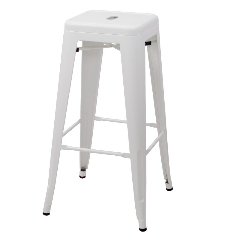 ST05B White เก้าอี้บาร์ Premium Bar Stool Furintrend