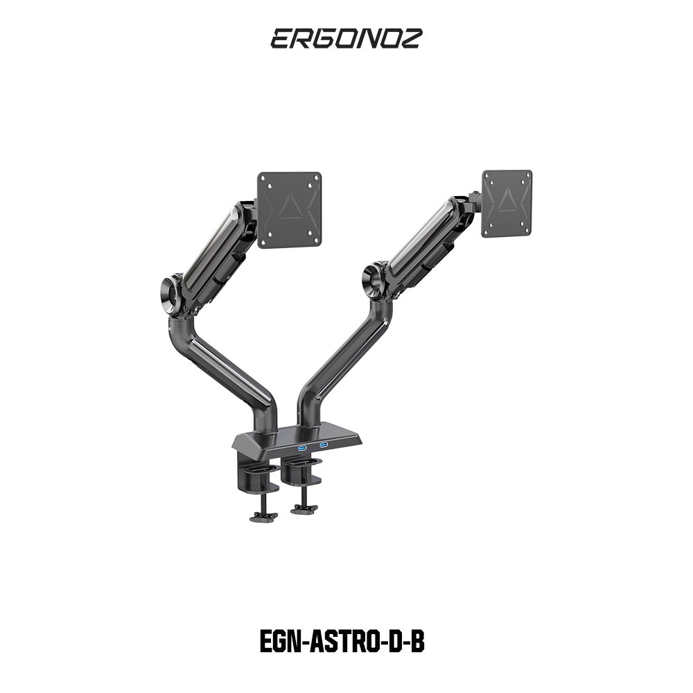 ERGONOZ Astro Twin Mornitor Arm-1