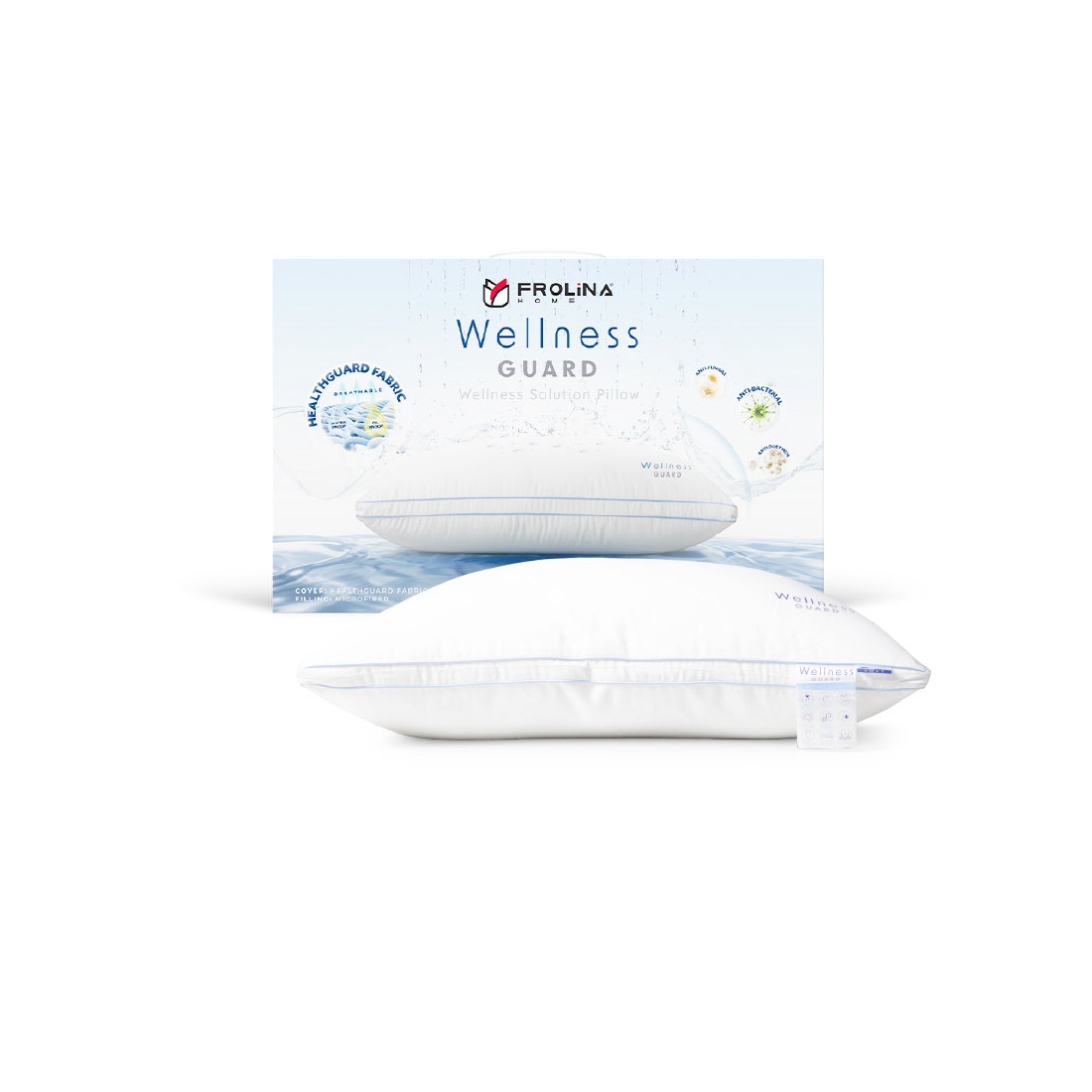 Wellness Guard Medium#HealthGuard Fabric#48x74+3CM#White-1