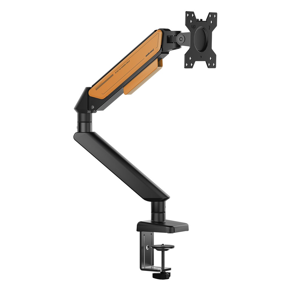 Anda Seat Stealth II Ergonomic Single Monitor Arm Black Orange อันดาซีท รุ่น สเตลท์ A6D แขนจับหน้าจอมอนิเตอร์ 1 แขน ปรับหมุนได้อิสระ รับน้ำหนัก 9 กก. สีดำ ส้ม-1