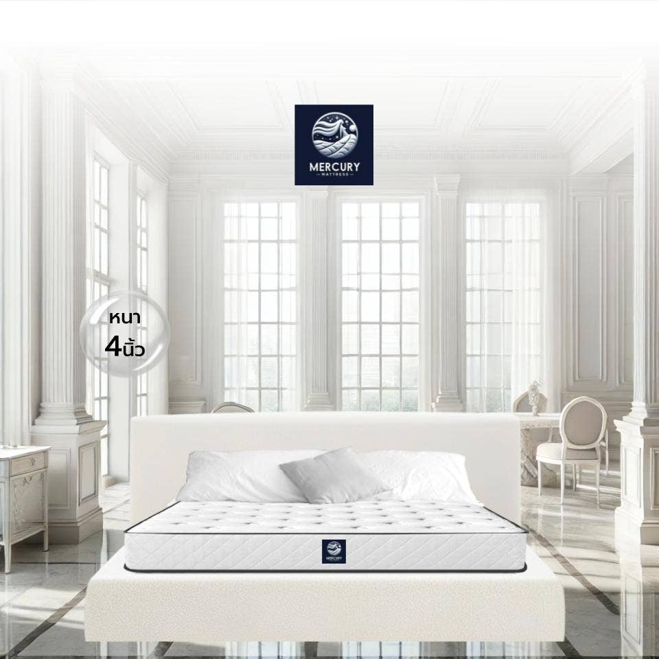 Mercury Mattress ที่นอนยางสังเคราะห์ PE รุ่น Greece (ความหนา 4 นิ้ว) ขนาด 6 ฟุต-1