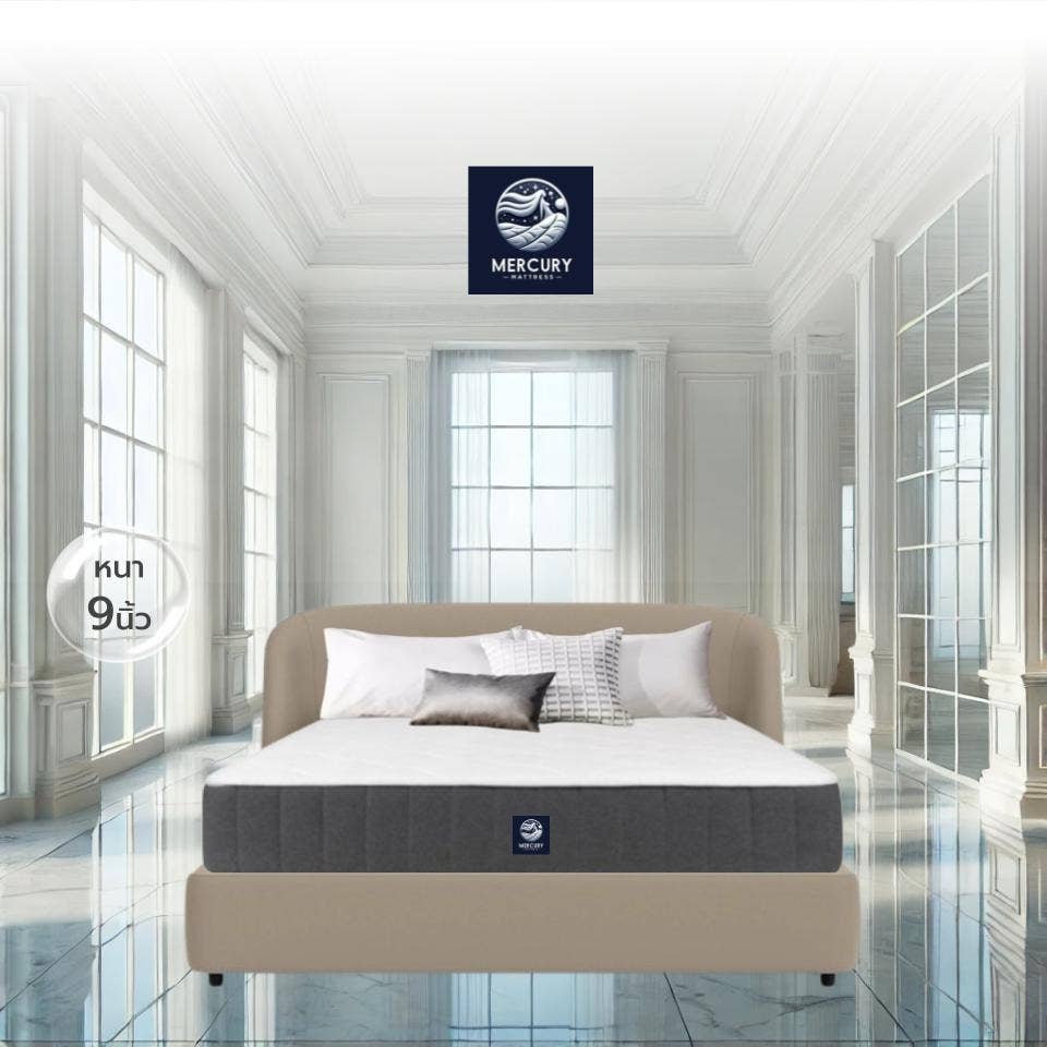 ที่นอนสปริงเสริมยางพารา Mercury Mattress รุ่น Vienna (ความหนา 9 นิ้ว) ขนาด 6 ฟุต-1