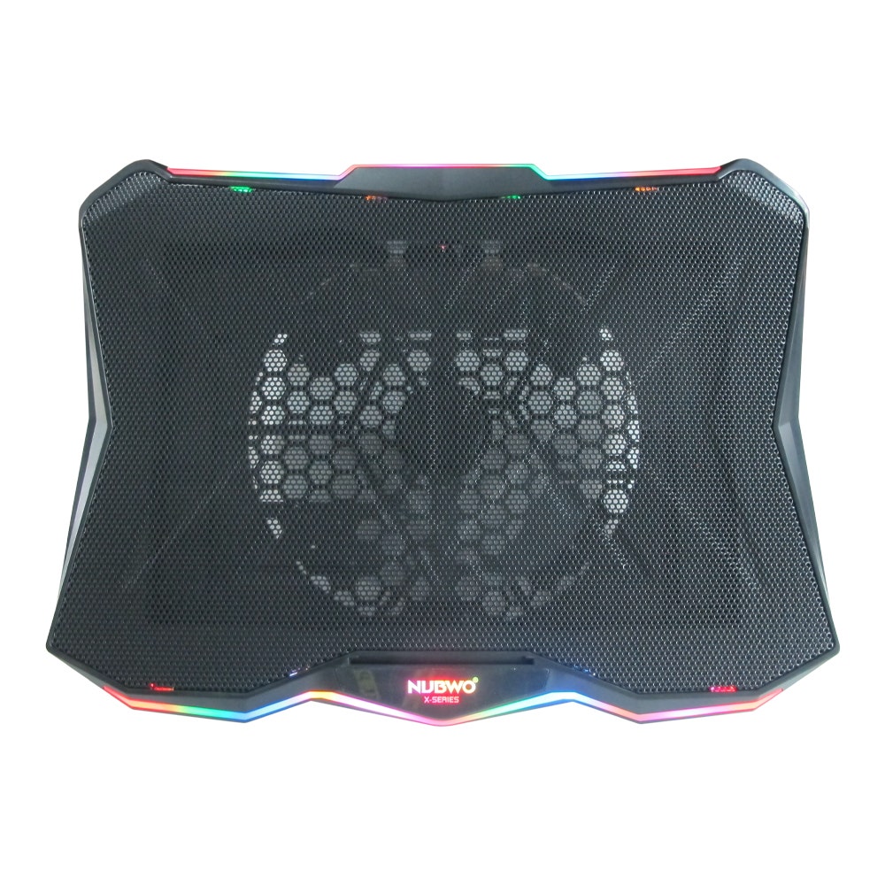 NUBWO X พัดลมโน๊ตบุ๊ค GAMING COOLING PAD รุ่น NX-F1 SUBZERO Black-1